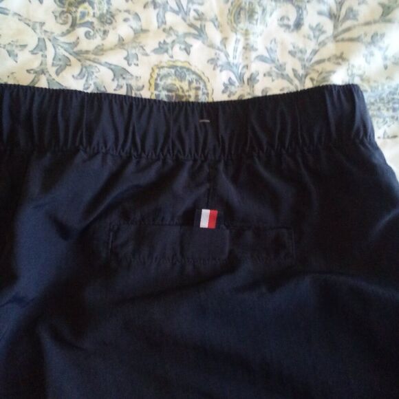TOMMY HILFIGER 38" W x 21" Outseam RWB TIE SWIM SHORTS 10" INSEAM MESH LINED XXL - Picture 6 of 15